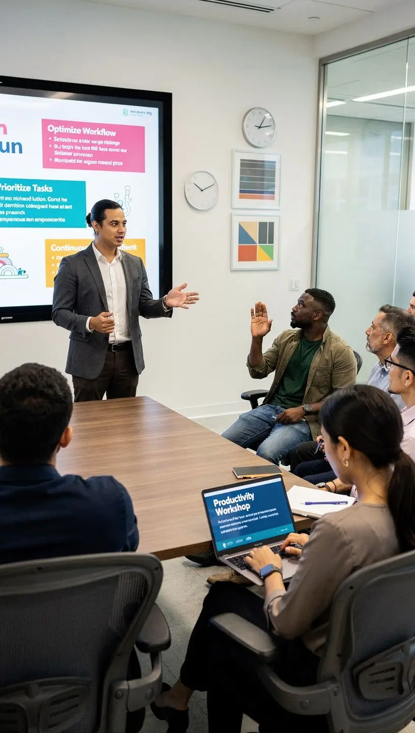 Achievable goals for optimizing daily task workflows