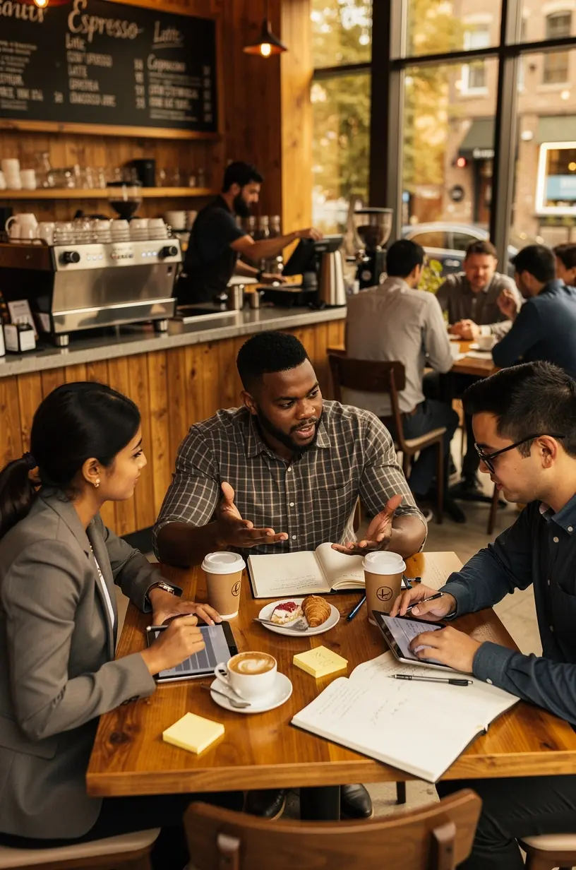 Modern office workspace