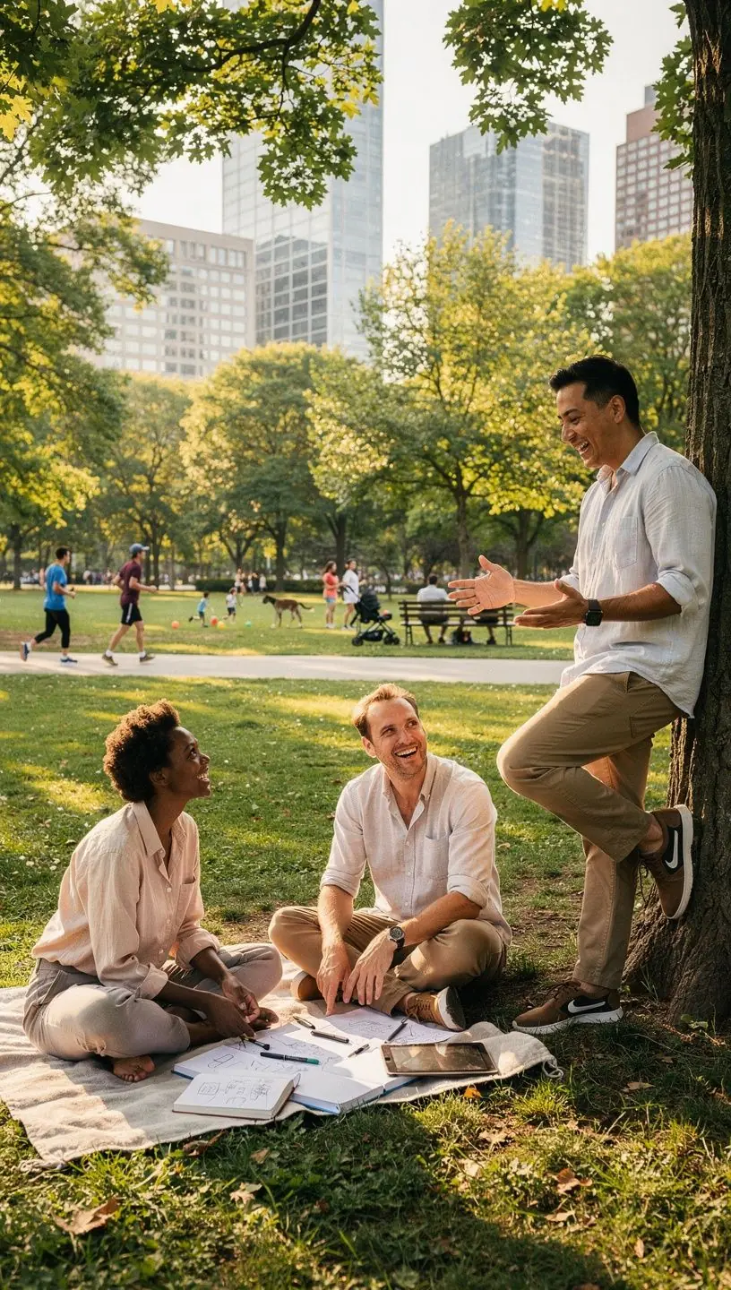 Professional team collaboration